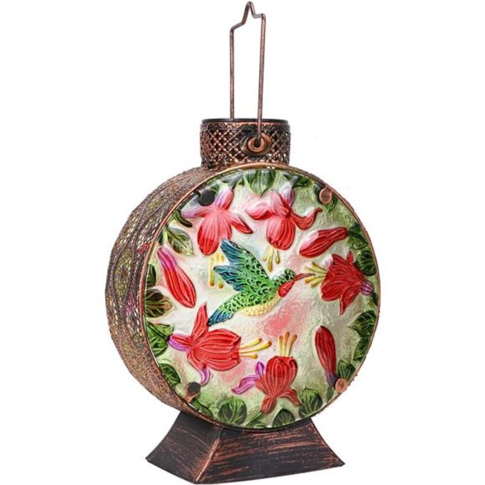 Solar Lights Hanging Outdoor Lanterns LED Light Decor Tabletop Lantern